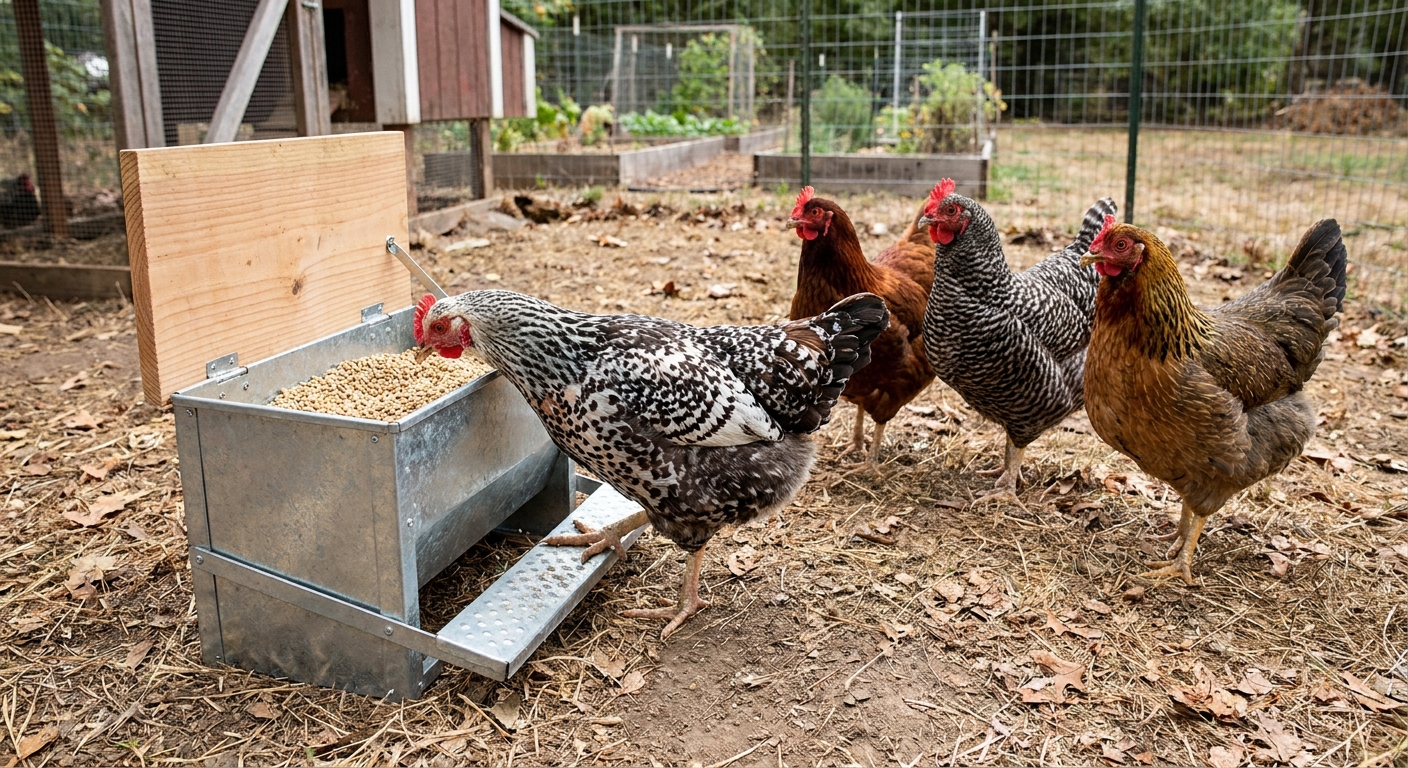 Stop Chickens from Wasting Feed