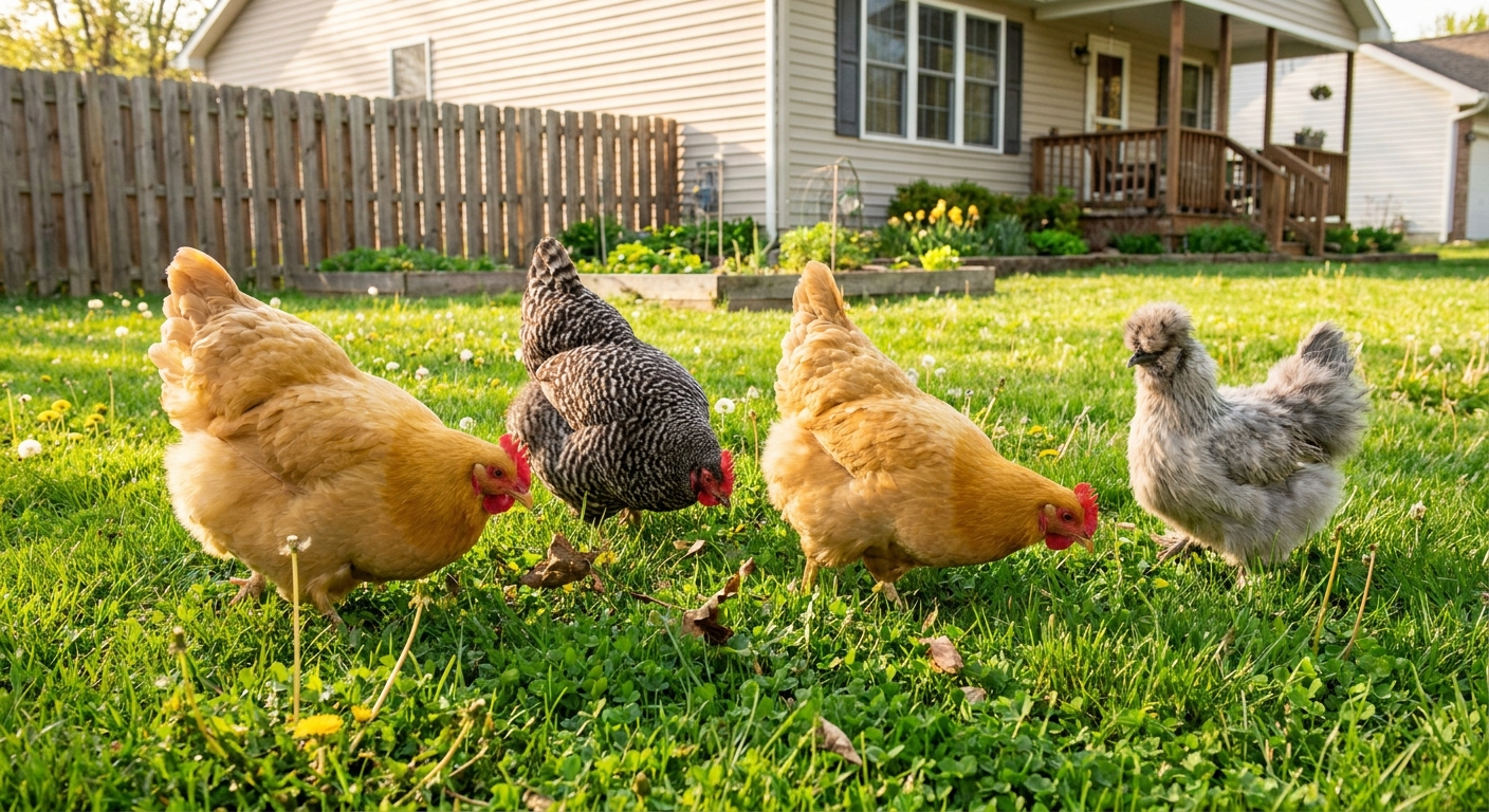 Free-Ranging vs. Commercial Feed